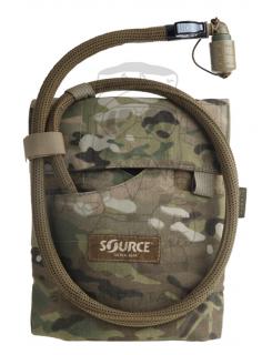 Kangaroo 1L Collapsible Canteen with MC Multicam MOLLE Pouch by SOURCE Tactical